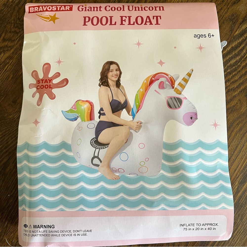 Giant Unicorn Pool Float